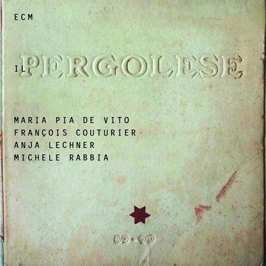 MARIA PIA DE VITO - IL PERGOLESE 1CD