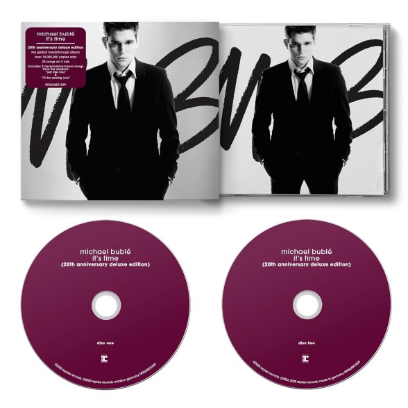 MICHAEL BUBLE - IT'S TIME (20TH ANNIVERSARY DELUXE EDITION) 2CD