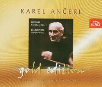 CZECH PHIL. ORCH., ANCERL - BRAHMS, BEETHOVEN: SYM. NO 1 1CD