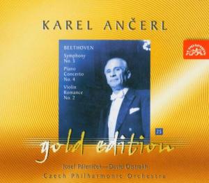 DAVID OISTRACH, PALENICEK, CZECH PHI - BEETHOVEN: SYM. NO.5, PIANO CON. NO.4, ROMANCE FOR 1CD