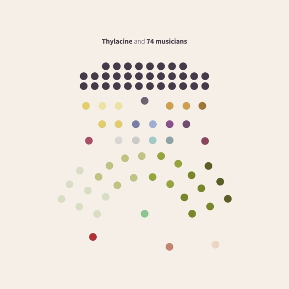 THYLACINE - THYLACINE AND 74 MUSICIANS 2LP