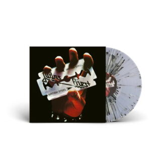 JUDAS PRIEST - BRITISH STEEL (TRANSPARENT-BLACK WHITE SPLATTER VINYL) 1LP