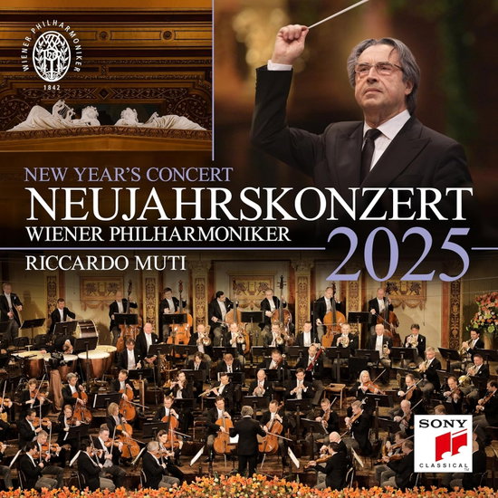 RICCARDO MUTI,WIENER PHILHARMONIKER - NEUJAHRSKONZERT 2025 / NEW YEAR'S CONCERT 2025 2CD