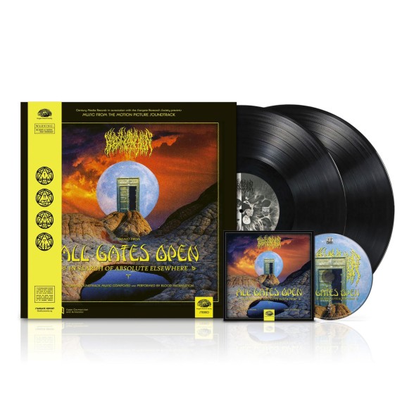 BLOOD INCANTATION - ALL GATES OPEN (ORIGINAL MOTION PICTURE (GATEFOLD BLACK 2LP+BLU-RAY & LP-BOOKLET) 3LP
