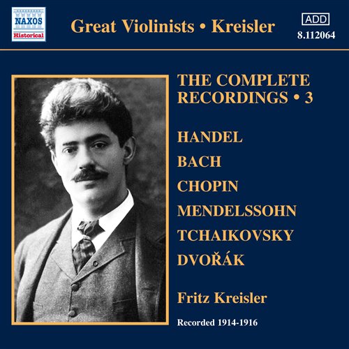 KREISLER - V/C: COM. REC. VOL.3 1CD