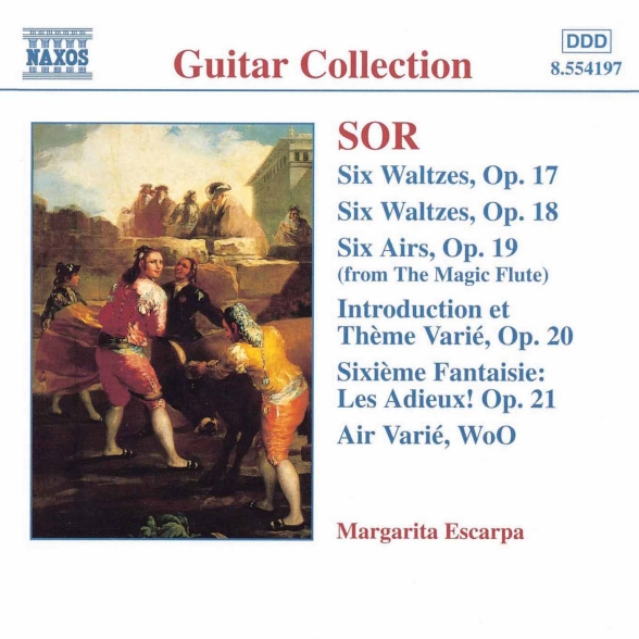 ESCARPA - SOR: GUITAR MUSIC OP.17-21 1CD
