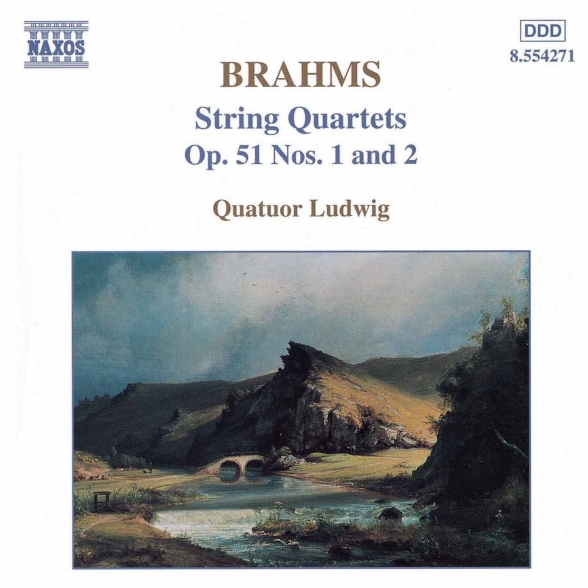 QUATUOR LUDWIG - BRAHMS: STRING QUARTETS OP.51 NOS.1 AND 2 1CD
