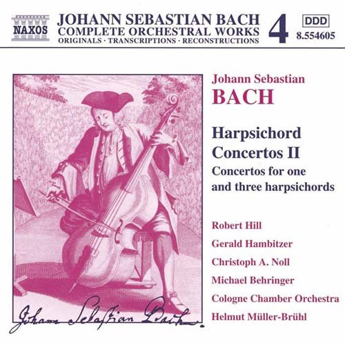 COLOGNE CHAMBER ORCH., MÜLLER- - BACH: CONCERTOS FOR HARPSICHORD VOL. 1CD