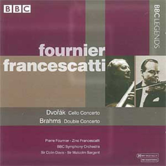 FOURNIER, FRANCESCATTI - DVORAK, BRAHMS: CELLO CONCERTO, DOUBLE CONCERTO 1CD