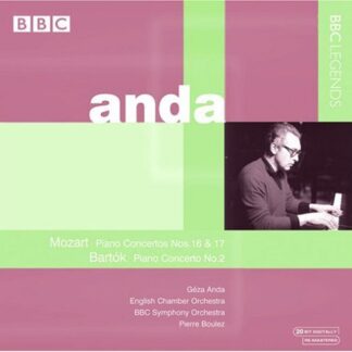 ANDA, ENGLISH CHAMBER ORCH. - BARTOK, MOZART: PIANO CON. NO.2; PIANO CON. NOS.16 1CD
