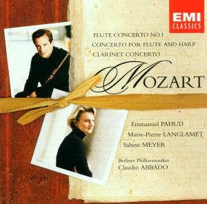 EMMANUEL PAHUD, SABINE MEYER, CLAUDIO ABBADO & BERLINER PHILHARMONIKER - MOZART: FLUTE CONCERTOS, K. 313 & K. 299 - CLARINET CONCERTO, K. 622 1CD