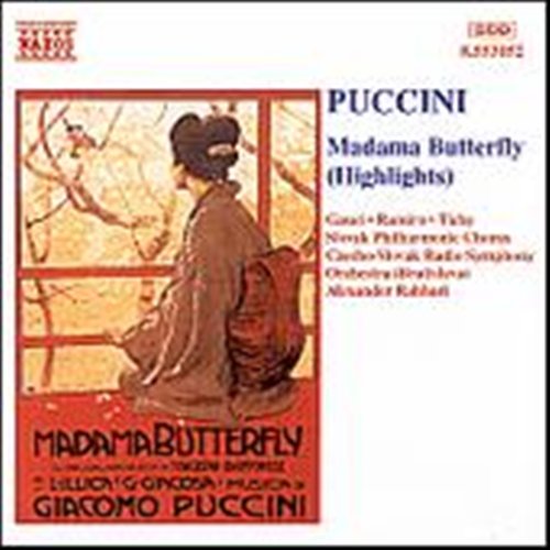 CZECHO-SLOVAK RADIO SYM. ORCH. - PUCCINI: MADAMA BUTTERFLY (HIGHLIGHTS) 1CD