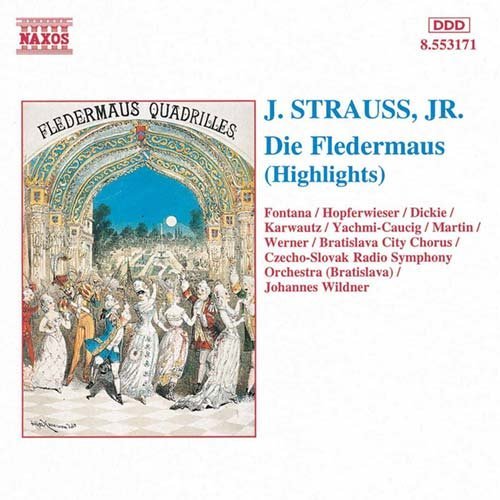 CZECHO-SLOVAK RADIO SYM. ORCH. - STRAUSS: DIE FLEDERMAUS (HIGHLIGHTS) 1CD