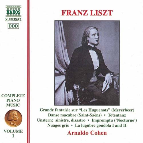 ARNALDO COHEN - LISZT: COM. PIANO MUSIC VOL.1 1CD