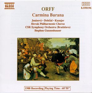 SLOVAK RADIO SYM. ORCH. AND CH - ORFF: CARMINA BURANA 1CD