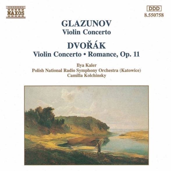 GLAZUNOV, DVORAK: VIOLIN CONCE - KALER, POLISH NATIONAL RADIO SYM. ORCH., KOLCHINSK 1CD