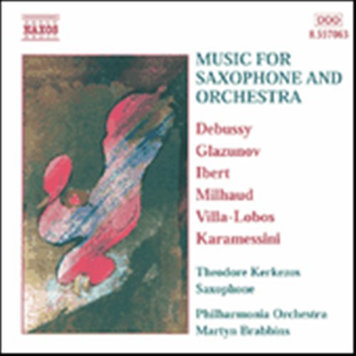 KERKEZOS, PHIL. ORCH., BRABBIN - V/C: MUSIC FOR SAXOPHONE AND ORCHESTRA 1CD