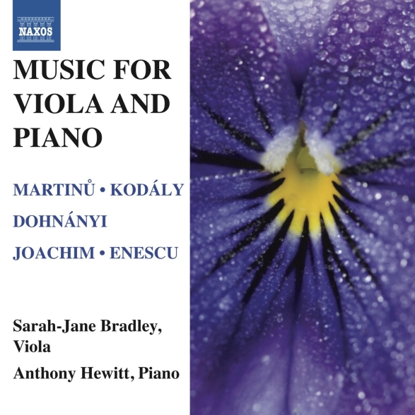 SARAH JANE BRADLEY, ANTHONY HEWITT - V/C: MUSIC FOR VIOLA AND PIANO 1CD