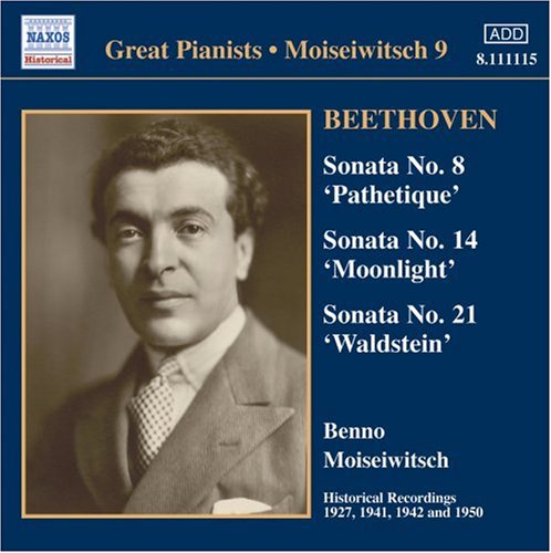 BENNO MOISEIWITSCH - V/C: BENNO MOISEIWITSCH VOL.9, BEETHOVEN: PIANO SO 1CD
