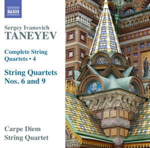 CARPE DIEM STRING QUARTET - TANEYEV: STRING QUARTETS VOL.4 1CD