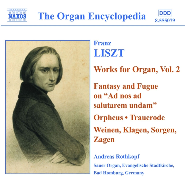 ROTHKOPF - LISZT: WORKS FOR ORGAN VOL.2 1CD