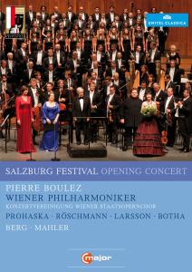 PROHASKA, RÖSCHMANN, WPO, BOUL - V/C: SALZBURG FESTIVAL OPENING CONCERT 2011 (BERG, 1DVD