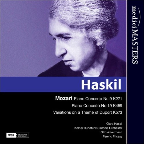 HASKIL, KÖLNER RUNDFUNK-SINFON - MOZART: PIANO CON. NOS.9, 19, VARIATIONS IN D ON A 1CD