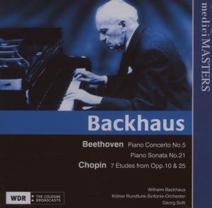 BACKHAUS - BEETHOVEN, CHOPIN: PIANO CON. NO.5, WALDSTEIN SONA 1CD