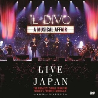 IL DIVO - A MUSICAL AFFAIR-LIVE IN JAPAN CD DVD 2CD