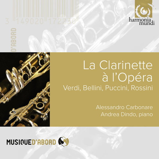 CARBONARE, DINDO - V/C: LA CLARINETTE A L-OPERA 1CD