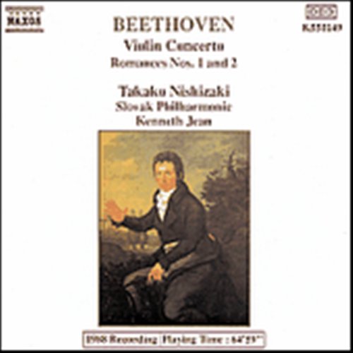NISHIZAKI, SLOVAK PHIL., JEAN - BEETHOVEN: VIOLIN CON., ROMANCES 1CD