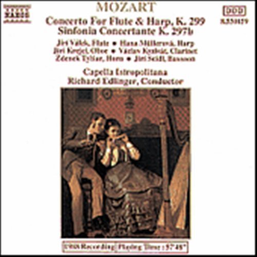 CAPELLA ISTROPOLITANA, EDLINGE - MOZART: CONCERTO FOR FLUTE HARP AND ORCH. 1CD