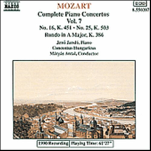 JANDO, CONCENTUS HUNGARICUS, L - MOZART: COM.PIANO WORKS VOL.7: PIANO CONCERTOS 16, 1CD