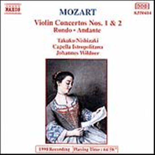 TAKAKO NISHIZAKI, CAPELLA ISTROPOLITA - MOZART: VIOLIN CON. NOS 1, 2 1CD