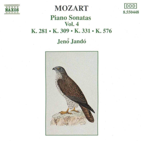 JENO JANDO - MOZART: PIANO SONATAS VOL.4 1CD