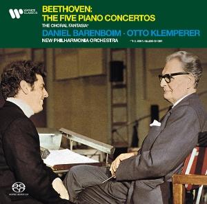 DANIEL BARENBOIM, OTTO KLEMPERER & NEW PHILHARMONIA ORCHESTRA - BEETHOVEN: THE 5 PIANO CONCERTOS, CHORAL FANTASY 3CD