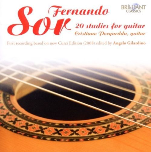 PORQUEDDU - SOR: 20 STUDIES FOR GUITAR (NEW EDITION, ANGELO GI 1CD