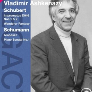 ASHKENAZY - SCHUBERT, SCHUMANN: IMPROMPTUS, FANTASIA, ARABESKE 1DVD