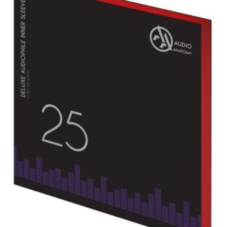 INNER SLEEVES - 25X 12" DELUXE AUDIOPHILE ANTISTATIC INNER SLEEVES RED(80 GRAM) 1AKSESUAR