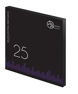 INNER SLEEVES - 25X 12" DELUXE AUDIOPHILE ANTISTATIC INNER SLEEVES BLACK(80 GRAM) 1AKSESUAR