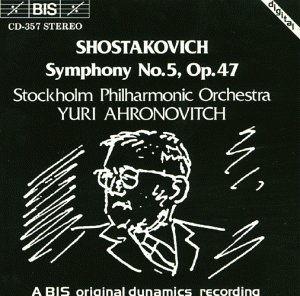 STOCKHOLM PHILHARMONIC ORCHEST - SHOSTAKOVICH: SYM. NO.5, OP.47 1CD