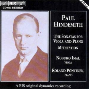 IMAI, PÖNTINEN - HINDEMITH: WORKS FOR VIOLA AND PIANO 1CD